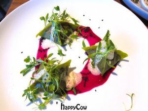 Kimchi dumplings at M.A.K.E. Raw Cuisine in Santa Monica