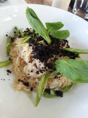Black pepper kelp noodle at M.A.K.E. Raw Cuisine in Santa Monica