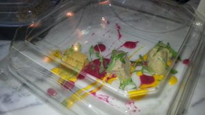 cheese sampler plate togo at M.A.K.E. Raw Cuisine in Santa Monica