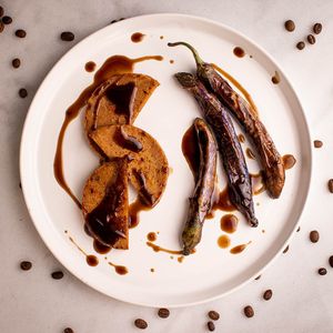 Nuestro seitán casero! 
Our homemade seitan.  at Abazero Restaurante in Bormujos