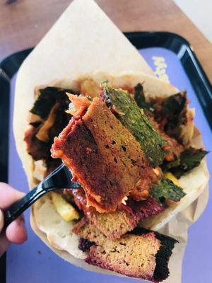 Vegan doner  at Tastyy in Izmir