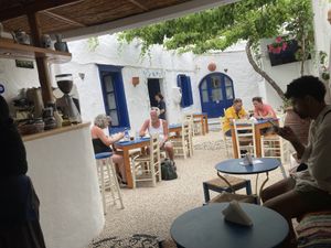 Inside  at Gelo Blu in Rhodes