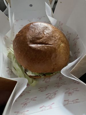 virdy burger  at Absurd Bird in Watford