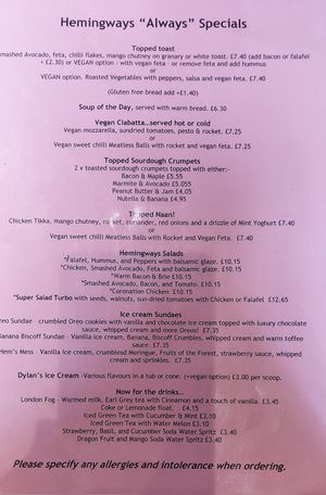  at Hemingways of Haslemere in Haslemere