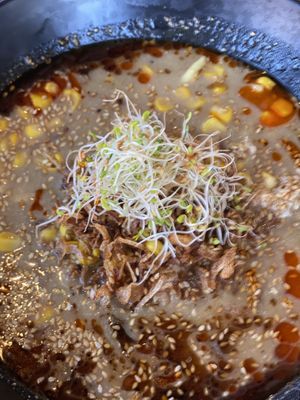 Sesame broth ramen   at REDWHITE BONELESS RAMEN - Studio City in Studio City