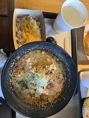 No. 3 Original Miso Combo with Rice  at REDWHITE BONELESS RAMEN - Studio City in Studio City