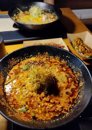 No 8 Spicy Miso at REDWHITE BONELESS RAMEN - Studio City in Studio City