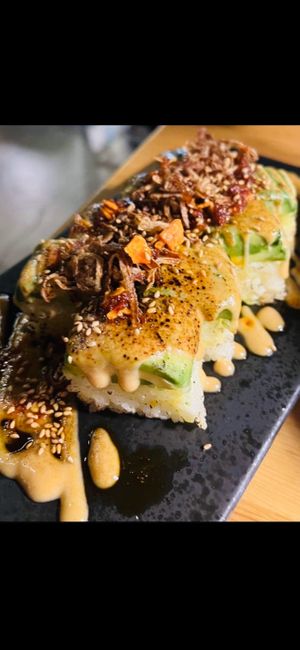 Roasted Miso Avocado Roll at REDWHITE BONELESS RAMEN - Studio City in Studio City
