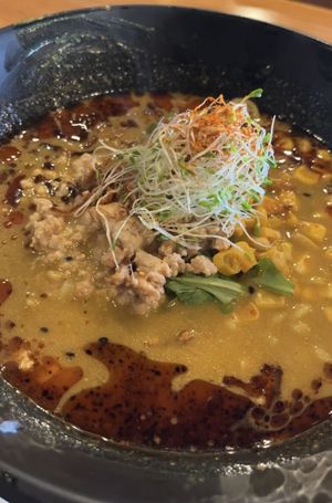 Curry ginger ramen   at REDWHITE BONELESS RAMEN - Studio City in Studio City