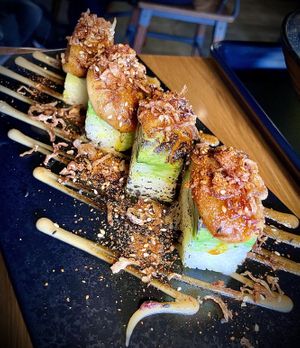 Beautifully flavored avocado roll!   at REDWHITE BONELESS RAMEN - Studio City in Studio City