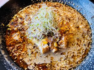 Yuzu sesame ramen✨delicious!  at REDWHITE BONELESS RAMEN - Studio City in Studio City