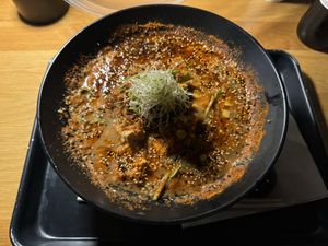 Spicy miso  at REDWHITE BONELESS RAMEN - Studio City in Studio City
