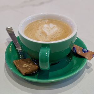 Hot Oat Milk Latte at SIN - Greendot Plus - Jewel in East Singapore