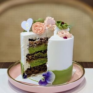Vegan The Hojicha Botanic Cake at SIN - Greendot Plus - Jewel in East Singapore
