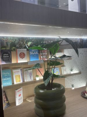 Selection of books is very thoughtful!  at SIN - Greendot Plus - Jewel in East Singapore