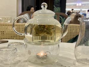 Pot of tea   at SIN - Greendot Plus - Jewel in East Singapore