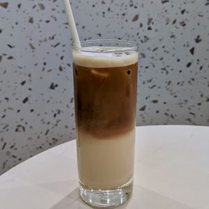 Vegan Iced Oat Milk Latte at SIN - Greendot Plus - Jewel in East Singapore