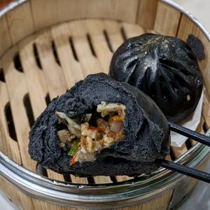 Vegan Black Truffle Vegetable Bao at SIN - Greendot Plus - Jewel in East Singapore