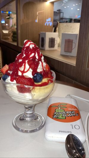 Vegan berry soft serve  at SIN - Greendot Plus - Jewel in East Singapore