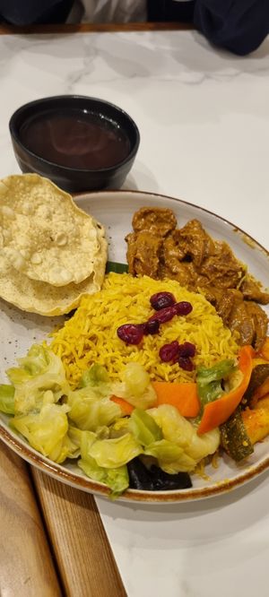 Bryiani lion mane rendang at SIN - Greendot Plus - Jewel in East Singapore