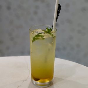 Vegan Passion Mango Fizz at SIN - Greendot Plus - Jewel in East Singapore