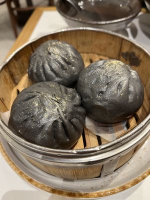 Black truffle bao  at SIN - Greendot Plus - Jewel in East Singapore