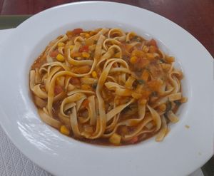 Muito bom,o cardápio tem o símbolo das opções veganas e você pode escolher até 5 ingredientes para colocar at Bella Giulia in Guaruja