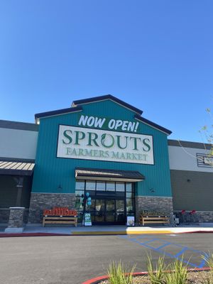 Exterior w/Now Open Signage  at Sprouts Farmers Market in Norwalk