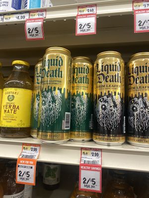 Liquid Death - New Flavor Alert ‼️ Recommend!!!   at Sprouts Farmers Market in Norwalk