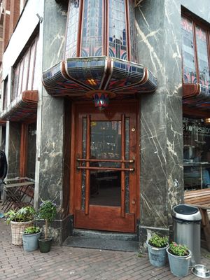 Café from Outside at De Koffiesalon West in Amsterdam