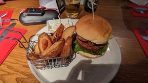 Burger at The Kaye Arms in Wakefield