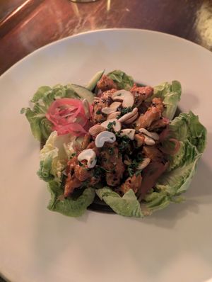 "chicken" salad at Restaurant De Smoezer in Apeldoorn