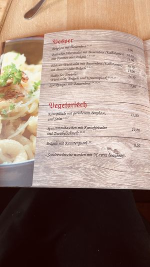   at Berggasthaus Stollenbacher Hütte in Oberried