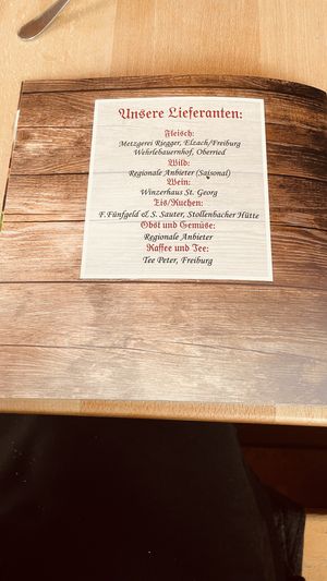   at Berggasthaus Stollenbacher Hütte in Oberried