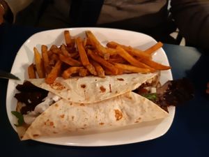 Kebab de seitán at B13 Bar in Madrid