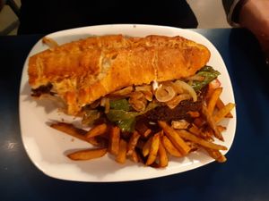 Bocata de seitán  at B13 Bar in Madrid