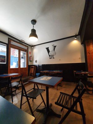 Location at B13 Bar in Madrid