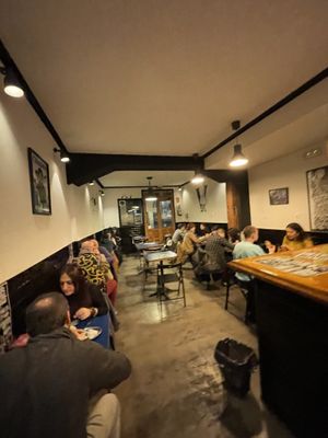 Inside  at B13 Bar in Madrid