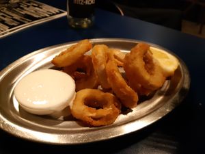 Tapas for 3: Calamari at B13 Bar in Madrid