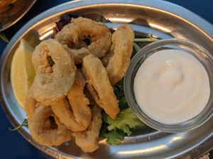 Calamari at B13 Bar in Madrid