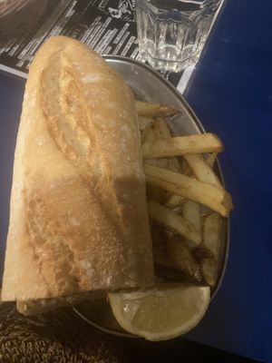 Bocata de calamares  at B13 Bar in Madrid