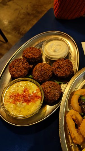 Falafel at B13 Bar in Madrid
