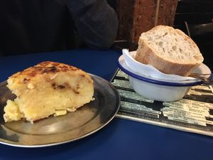 Tortilla at B13 Bar in Madrid
