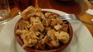 Garlick unchicken  at B13 Bar in Madrid