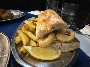 Bocata de Calamares at B13 Bar in Madrid
