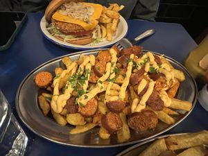 choripapas  at B13 Bar in Madrid