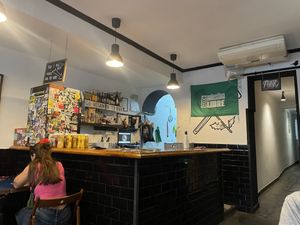 Inside  at B13 Bar in Madrid