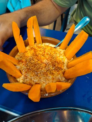 Rico hummus at B13 Bar in Madrid