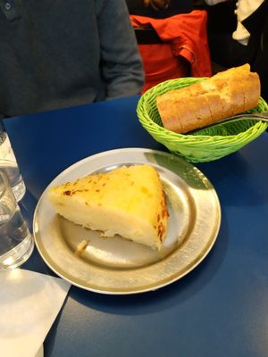 Potato omelette at B13 Bar in Madrid
