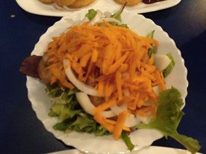 Salad at B13 Bar in Madrid